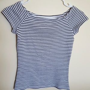 Off the Shoulder Striped Top
